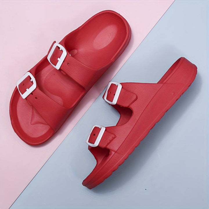 Menns Dobbel Spenne Sandal