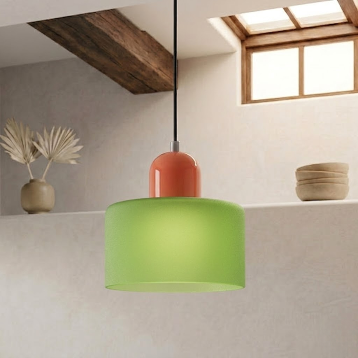 Ringformet taklampe med utvidet halo-design