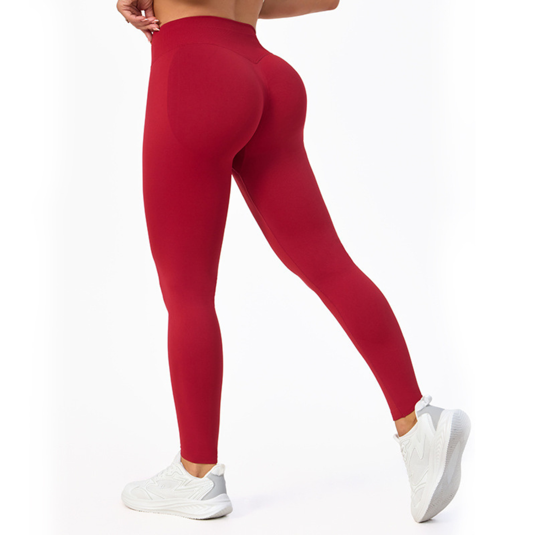 Yogabukser med høyt liv til dame