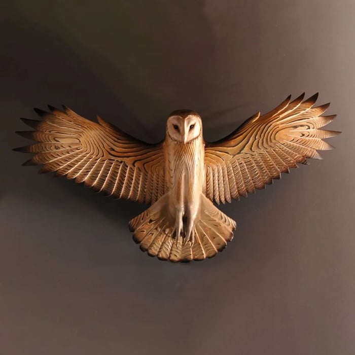Veggdekorasjon – ugle "Majestic"