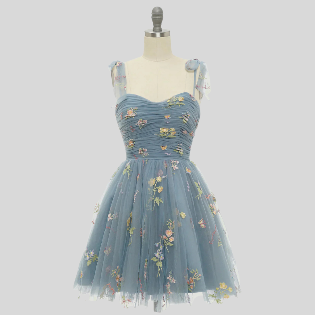Elegant Brodert Tulle Ballkjole – Uttalelse Kveldsantrekk
