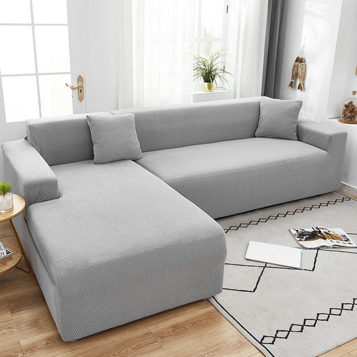 Teksturert Stretch Sofa Trekk Ikkeslip Sofa Beskyttelse