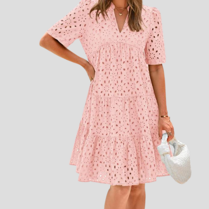 Kvinners Hekle Sommerkjole