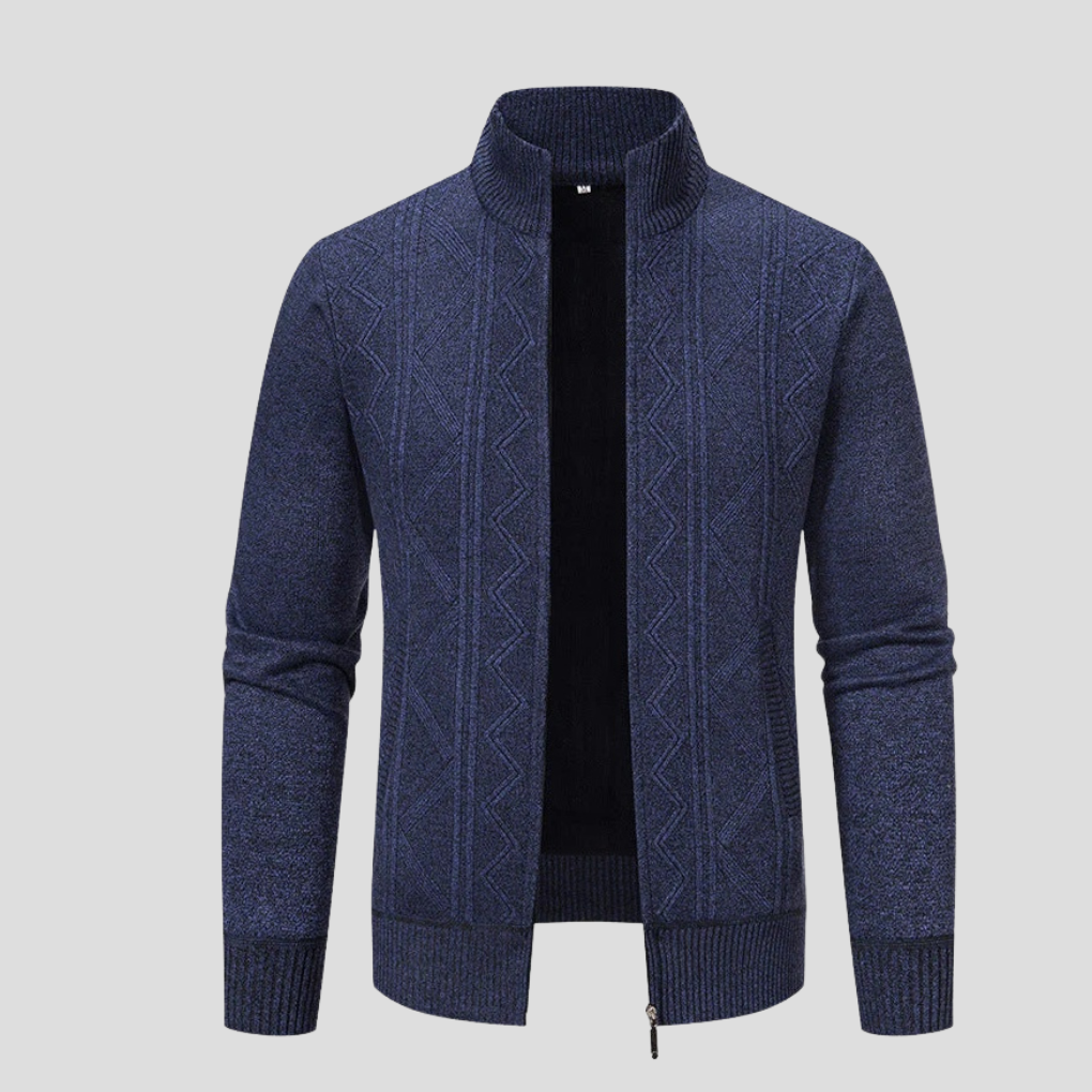 Herre Cardigan – Strikket Stil Lag Pjese