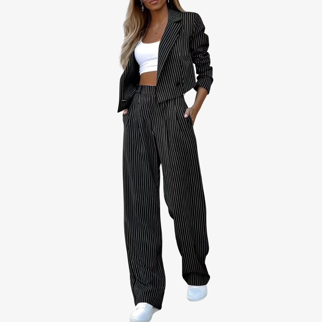 To-Delt Kvinnes Drakt Ubegripelig Eleganse Perfekt Parret