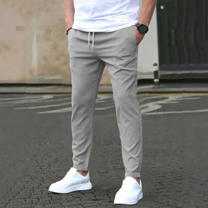Herre Sporty Joggers med Lommer & Elastisk Liv