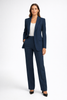 Buksedress til Dame – Blazer med Struktur & Rett Bukse