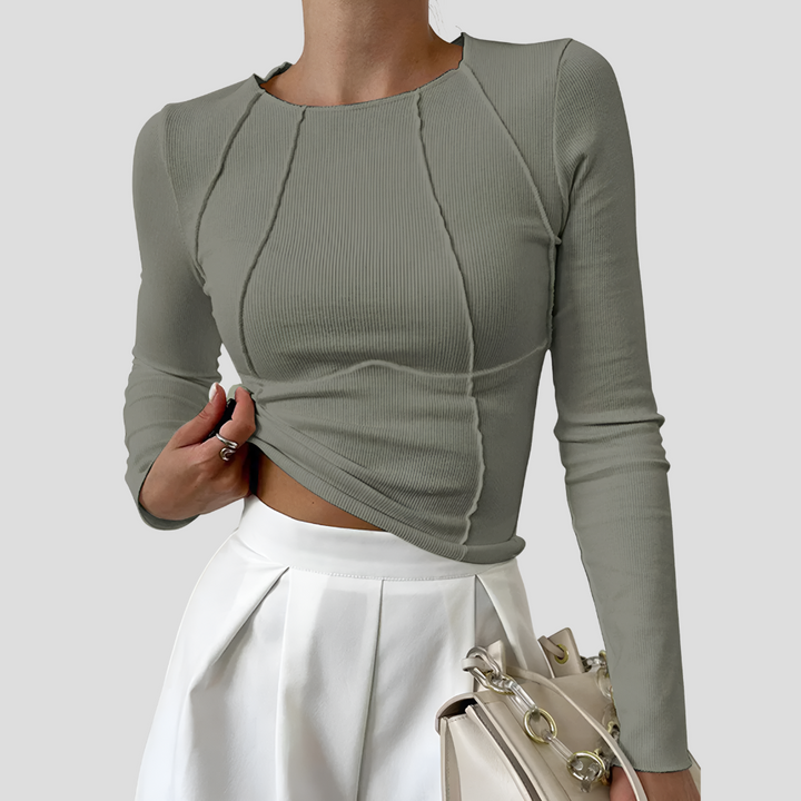 Delian – Basic Langermet Kvinners Top