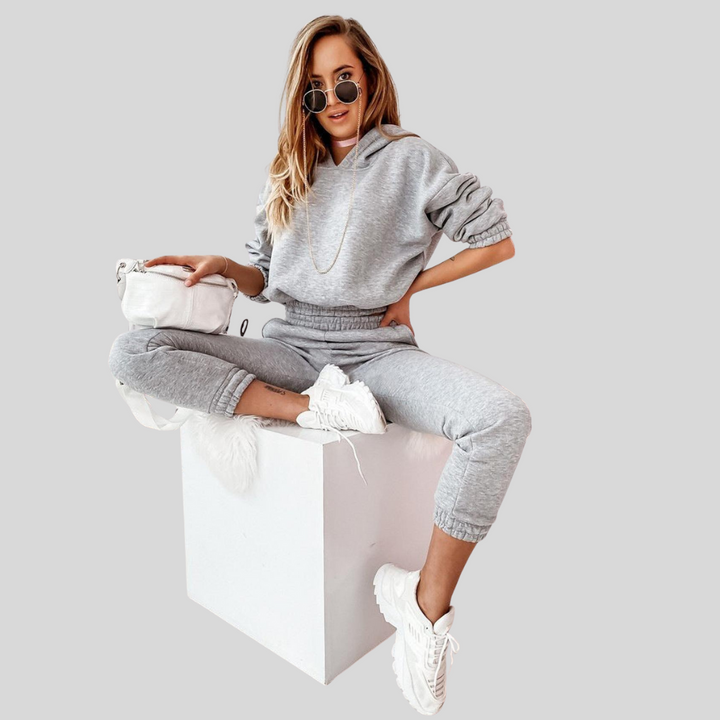 Kvinners Jogger Tracksuit Sett