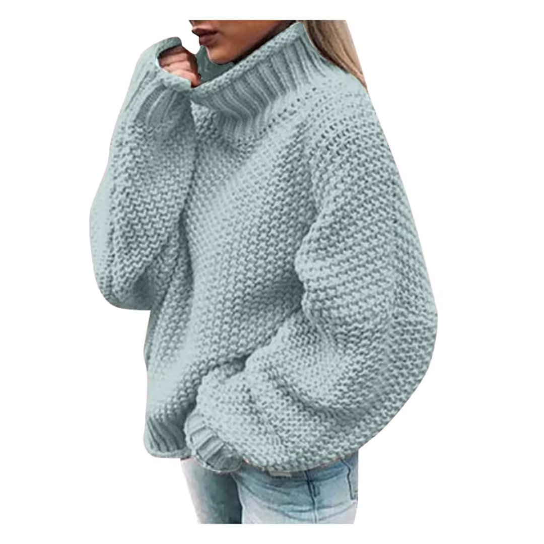 RIVA - Strikket Turtleneck Genser For Damer