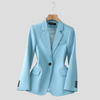 Kvinnens Enkeltknappet Blazer