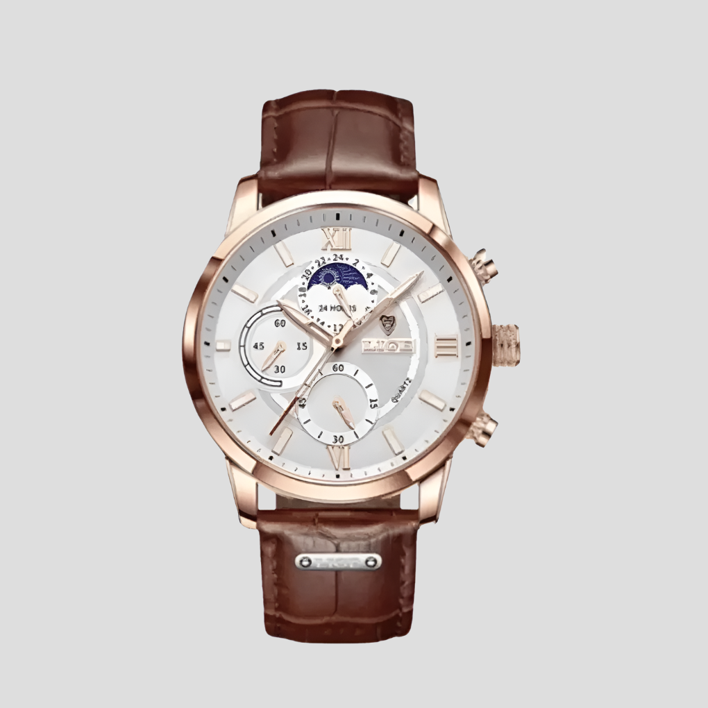 42mm Menns Klassisk Klokke Elegant og Funksjonell