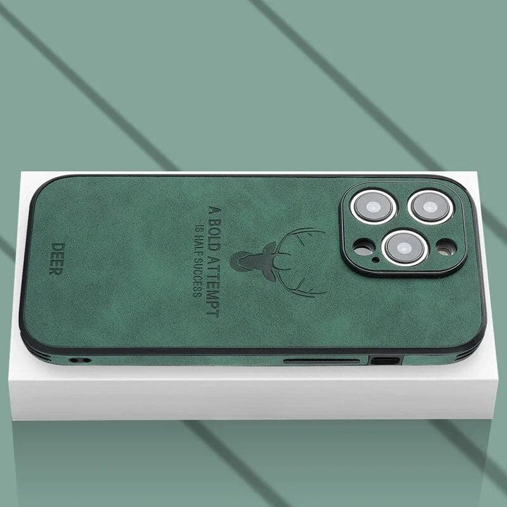 Luksuriøst iPhone-deksel i hjorteskinn - Veltro