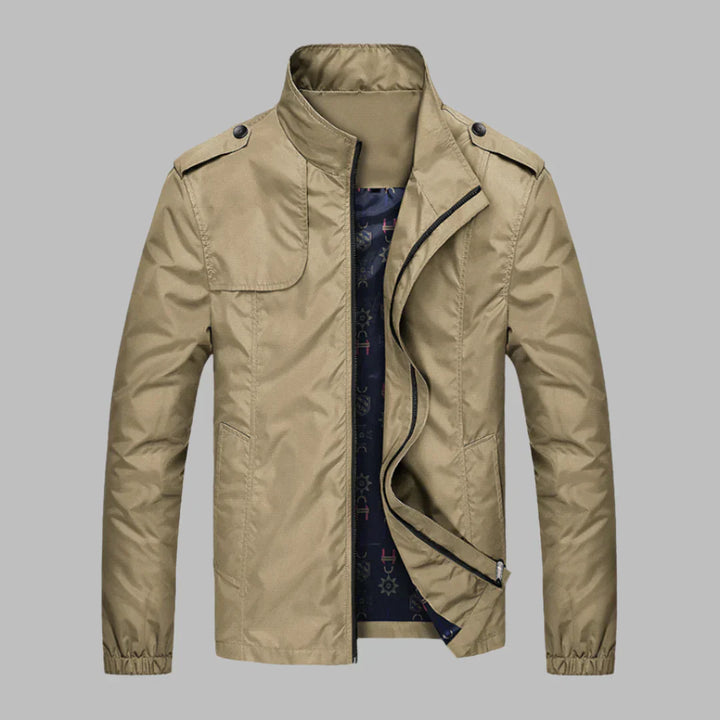 Menns Zip-Up Hverdag Jakke