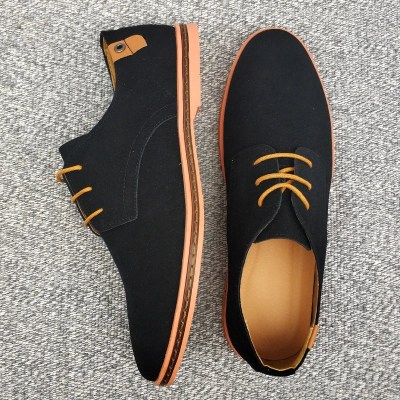 ClassicStep Suede Leather Oxford Sko Forfinet Håndverk for Den Moderne Mann