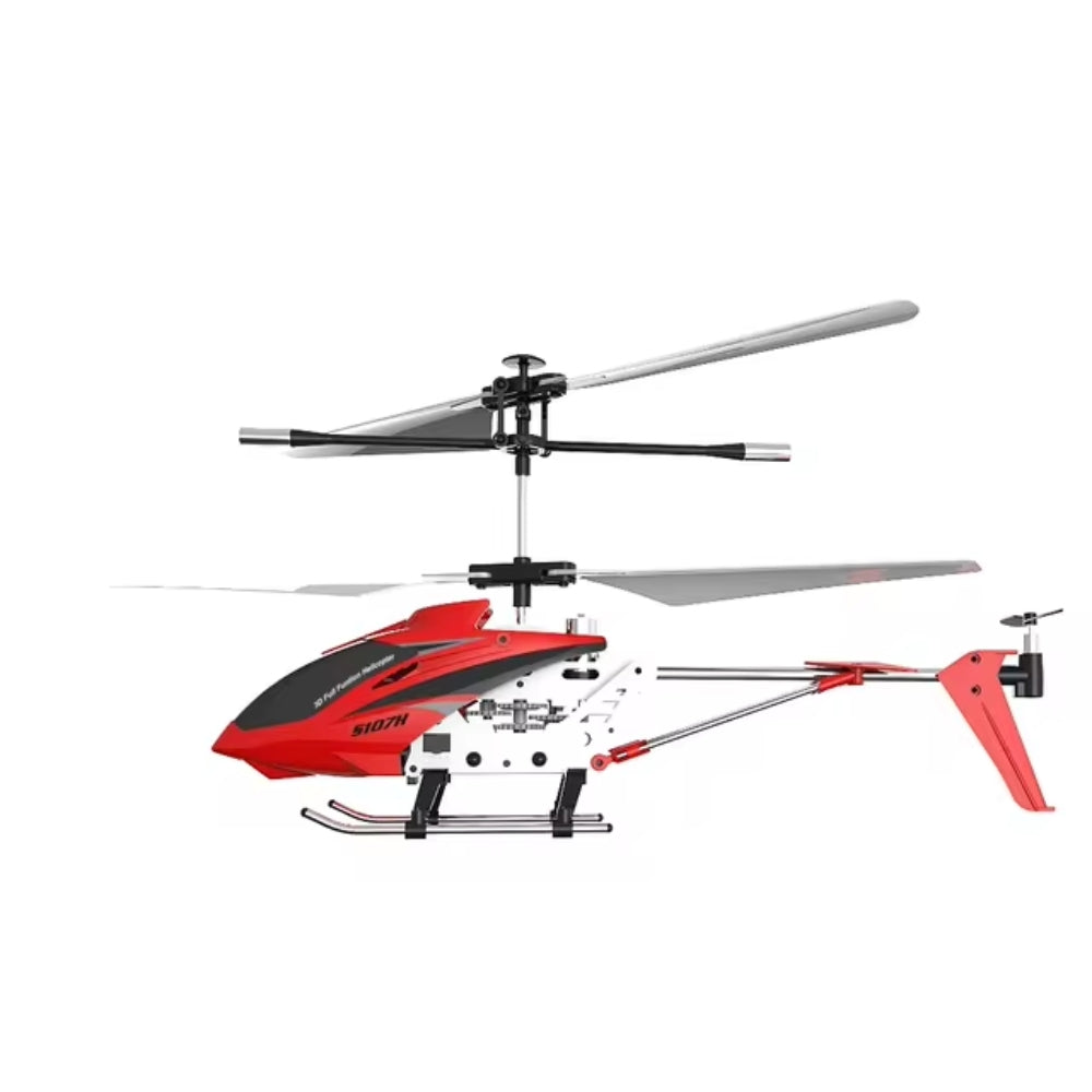 RC-helikopter Hercules Uknuselig 3,5CH mini RC-helikopter med gyroskop i karmosinrødt