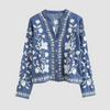 Bohemsk Brodert Dame Cardigan
