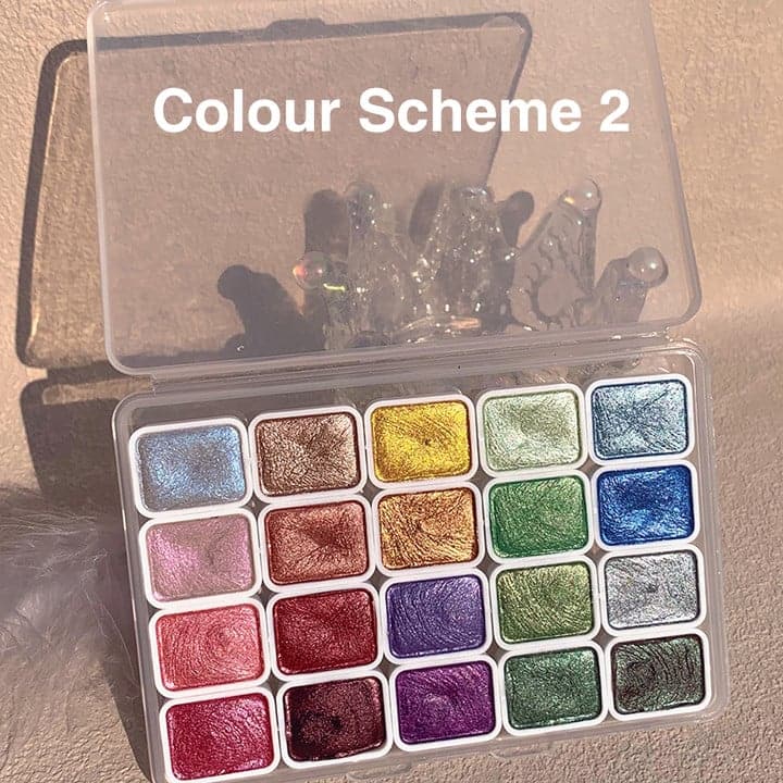 Flerfarget Akvarellmalingsett - ColorCrafter