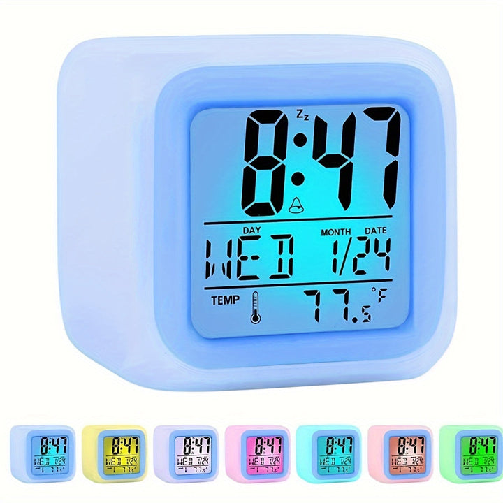 Digitalt LED-ur med temperaturdisplay – Stillegående og lyssterkt for ethvert rom