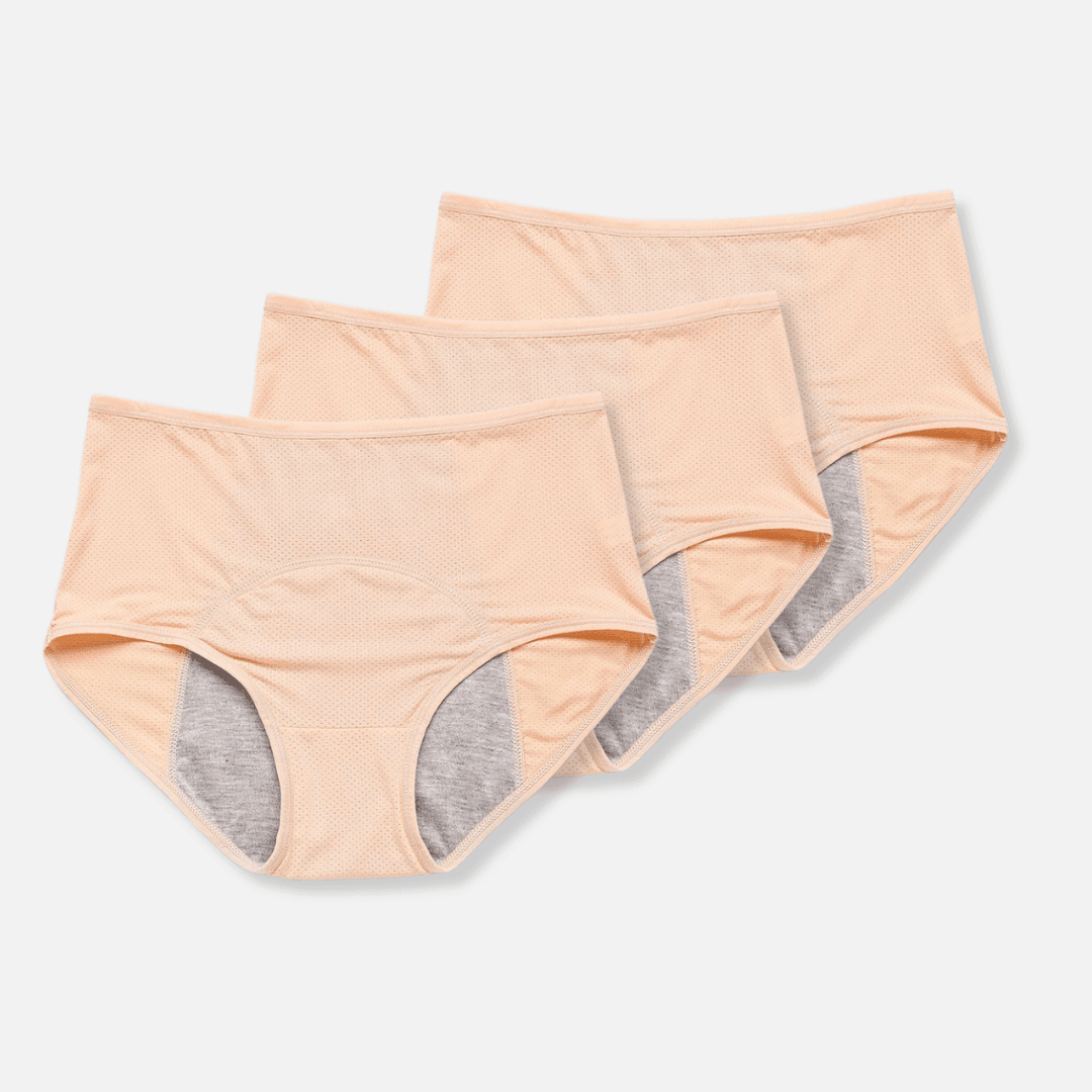 Lekasikkert Menstruasjonsundertøy (3-Pakke)
