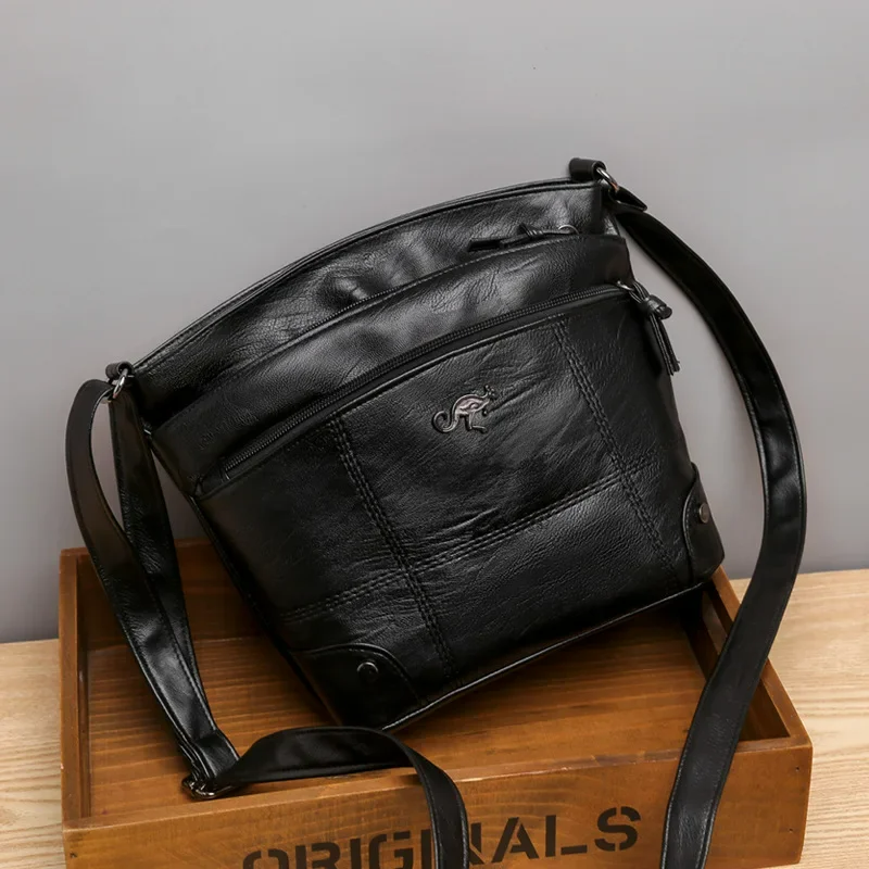Elegant Skulderveske i Skinn for Kvinner – Sabrina