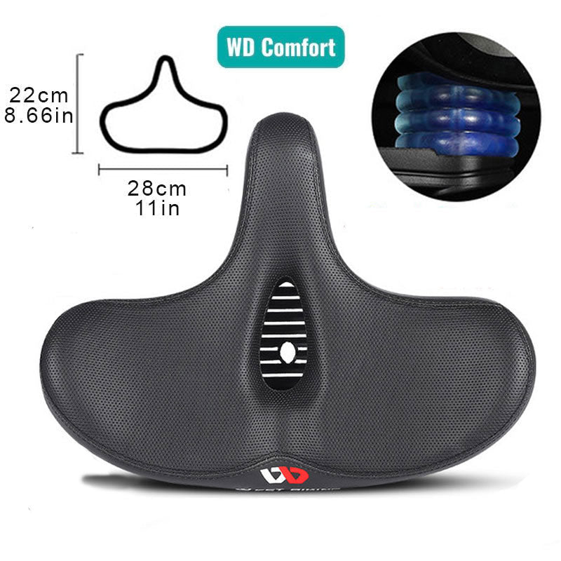 CyclePad Komfortabel Sykkelsadel med Ekstra Bred Sete