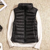 Kvinners Ultra Light Down Vest Varm & Lettvektig