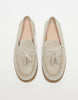 Luksus Suede Loafers med Tassel Detalj