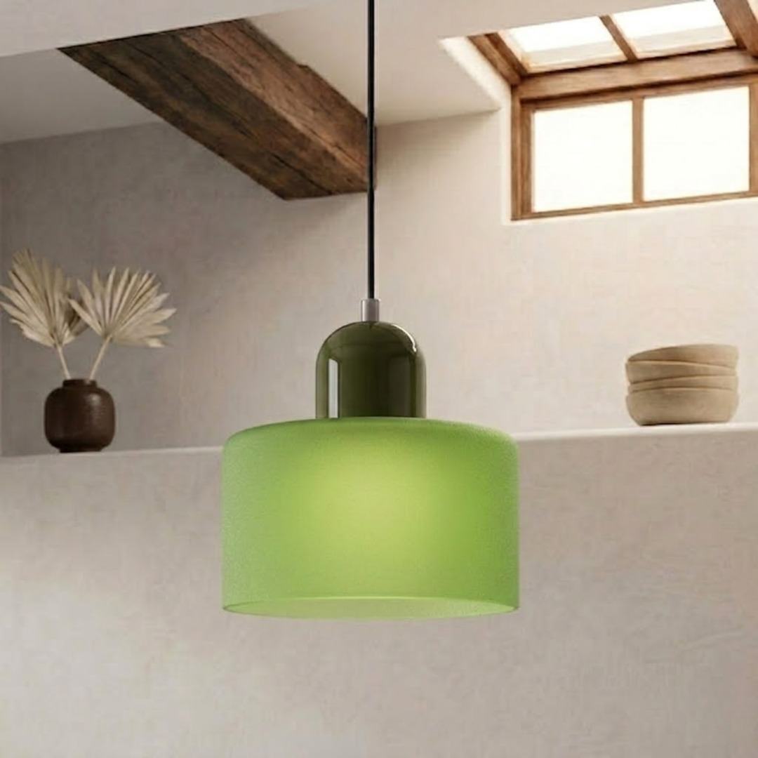 Ringformet taklampe med utvidet halo-design