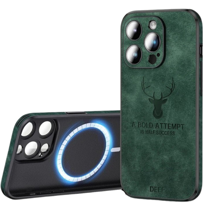 Luksuriøst iPhone-deksel i hjorteskinn - Veltro