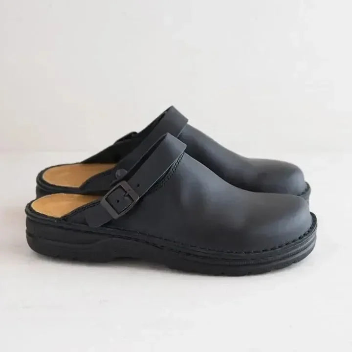 Lær Slip-On Unisex Klokker