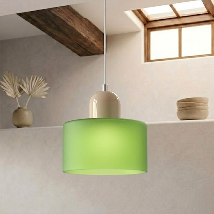 Ringformet taklampe med utvidet halo-design