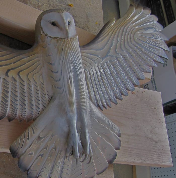 Veggdekorasjon – ugle "Majestic"