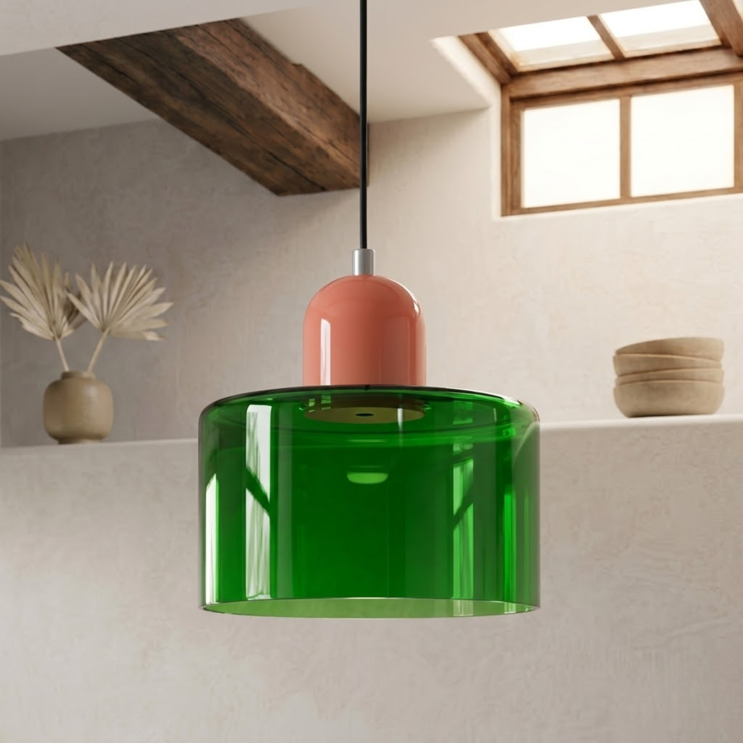 Ringformet taklampe med utvidet halo-design