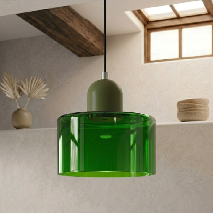 Ringformet taklampe med utvidet halo-design