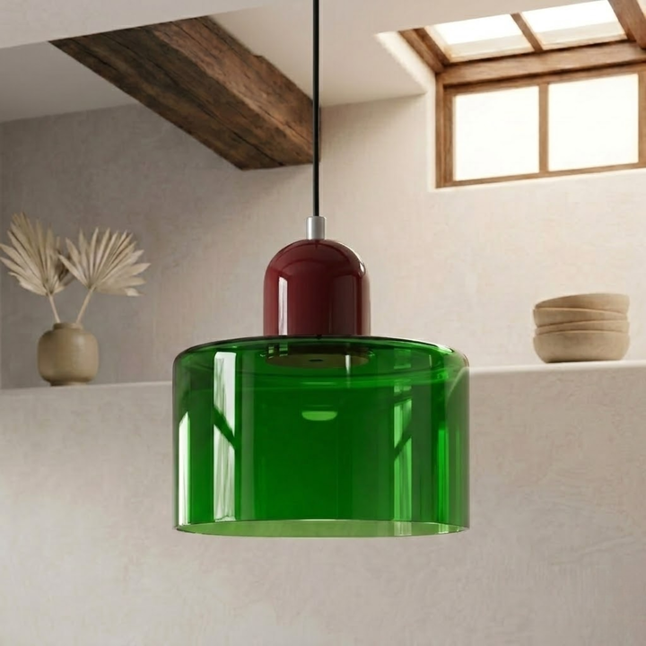 Ringformet taklampe med utvidet halo-design