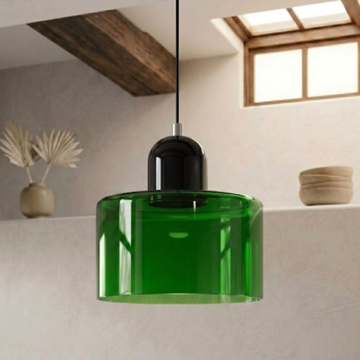 Ringformet taklampe med utvidet halo-design