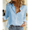 Linen Blandings Kvinners Bluse