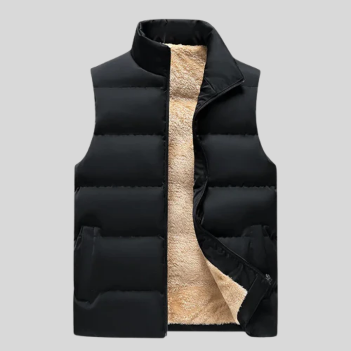 Menns Ull Blanding Vinter Vest