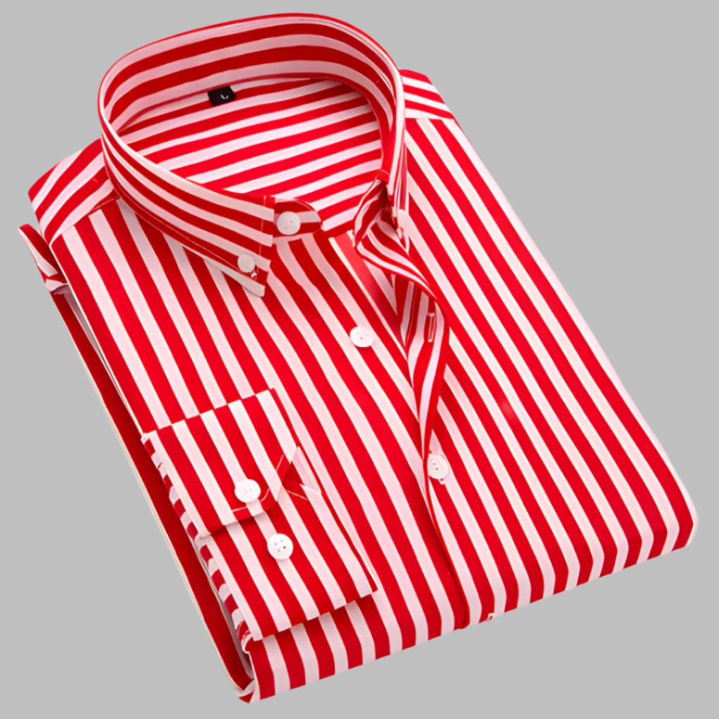 Menns Rutete Oxford Bomull Skjorte