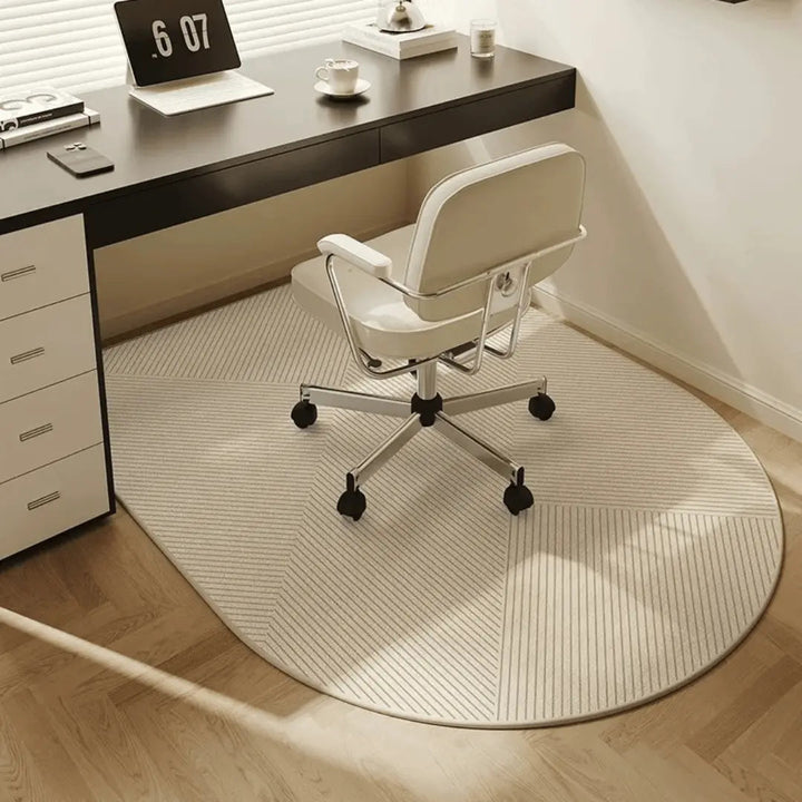 Gulvmatte til kontorstol i fleece-loop – gulvbeskyttelse