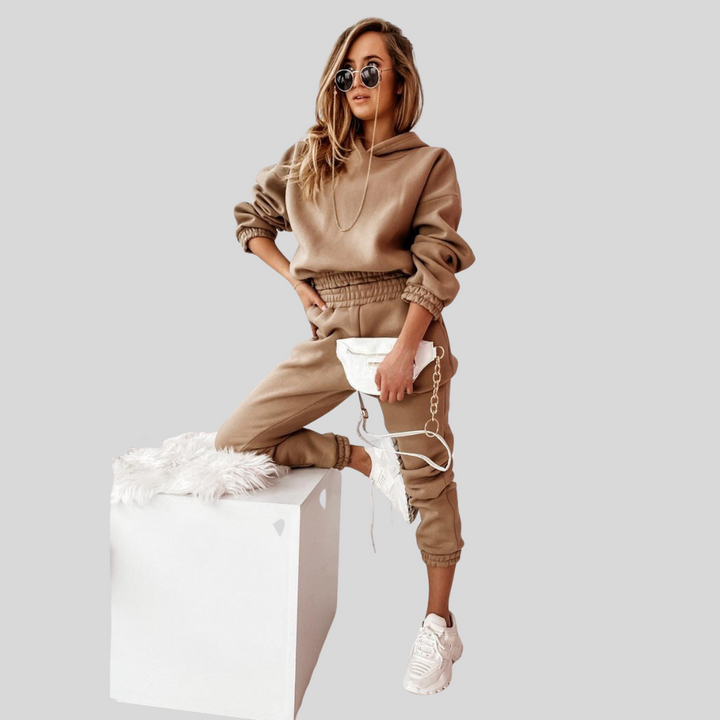 Kvinners Jogger Tracksuit Sett