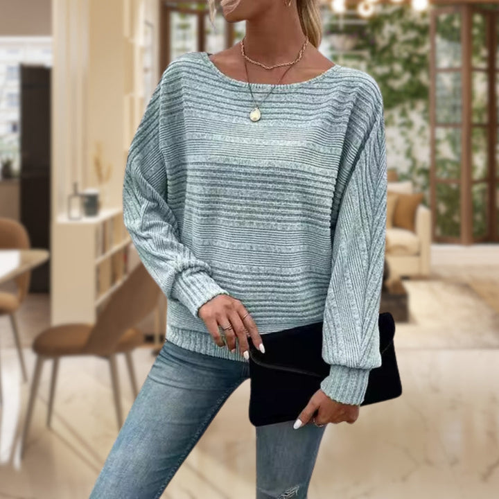 Trendy genser for kvinner med moderne struktur - Emma