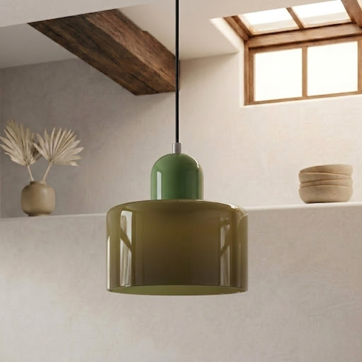 Ringformet taklampe med utvidet halo-design