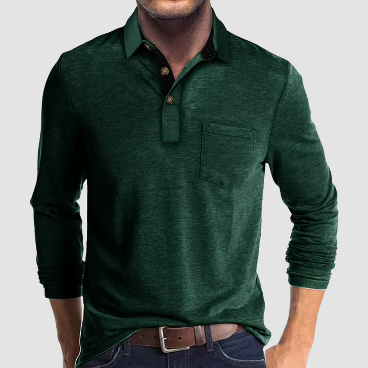 Trendy Menns Polo Skjorte