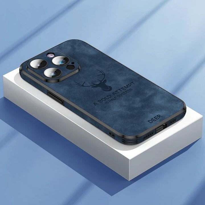 Luksuriøst iPhone-deksel i hjorteskinn - Veltro