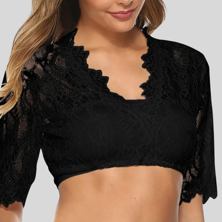 Kvinnes Dirndl Bluse – Alaricy Oktoberfest Stil