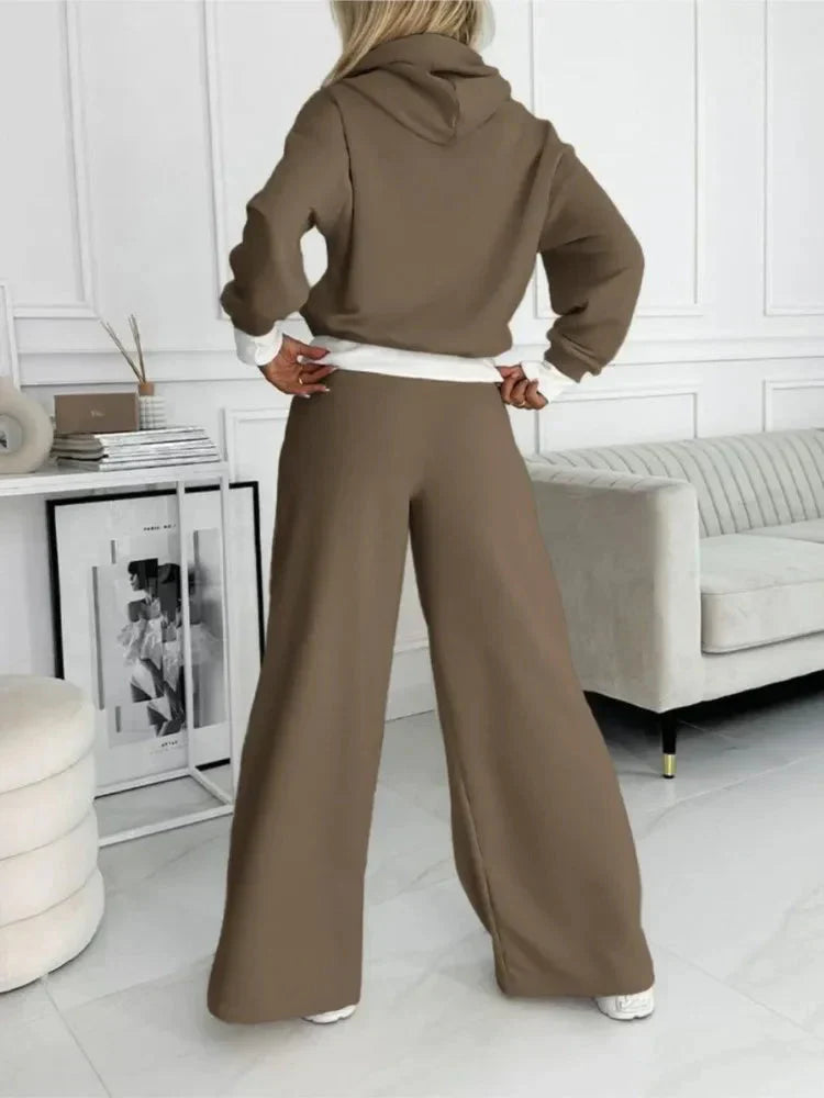 Stilig To-Deler Jogging Lounge Set for Kvinner