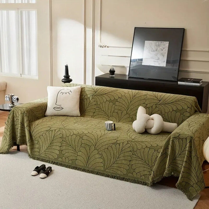Frond Design Reversibel Sofa Cover
