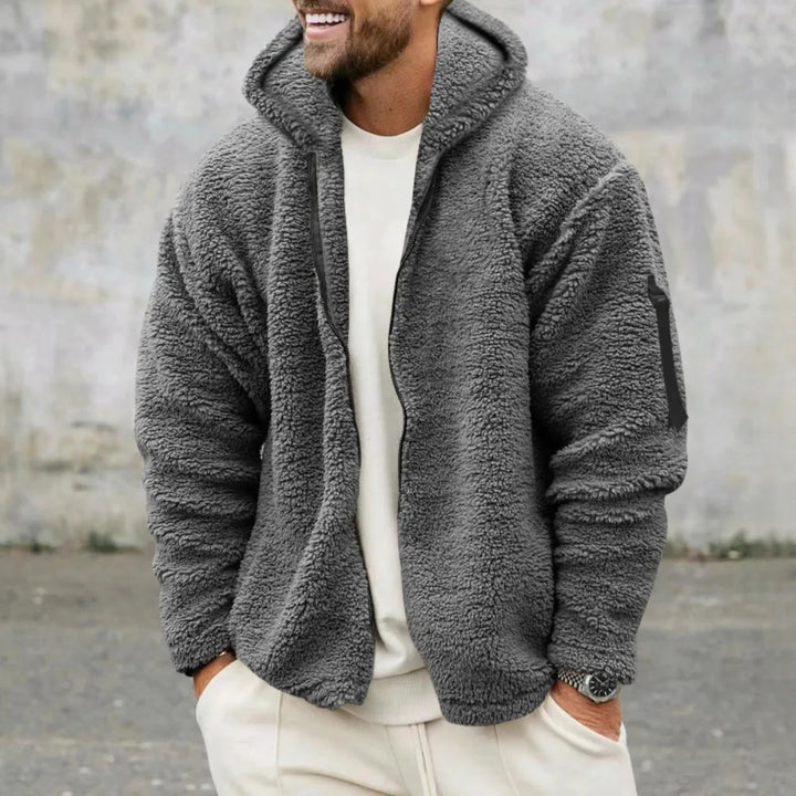 Reversibel Fleece Jakke for Menn